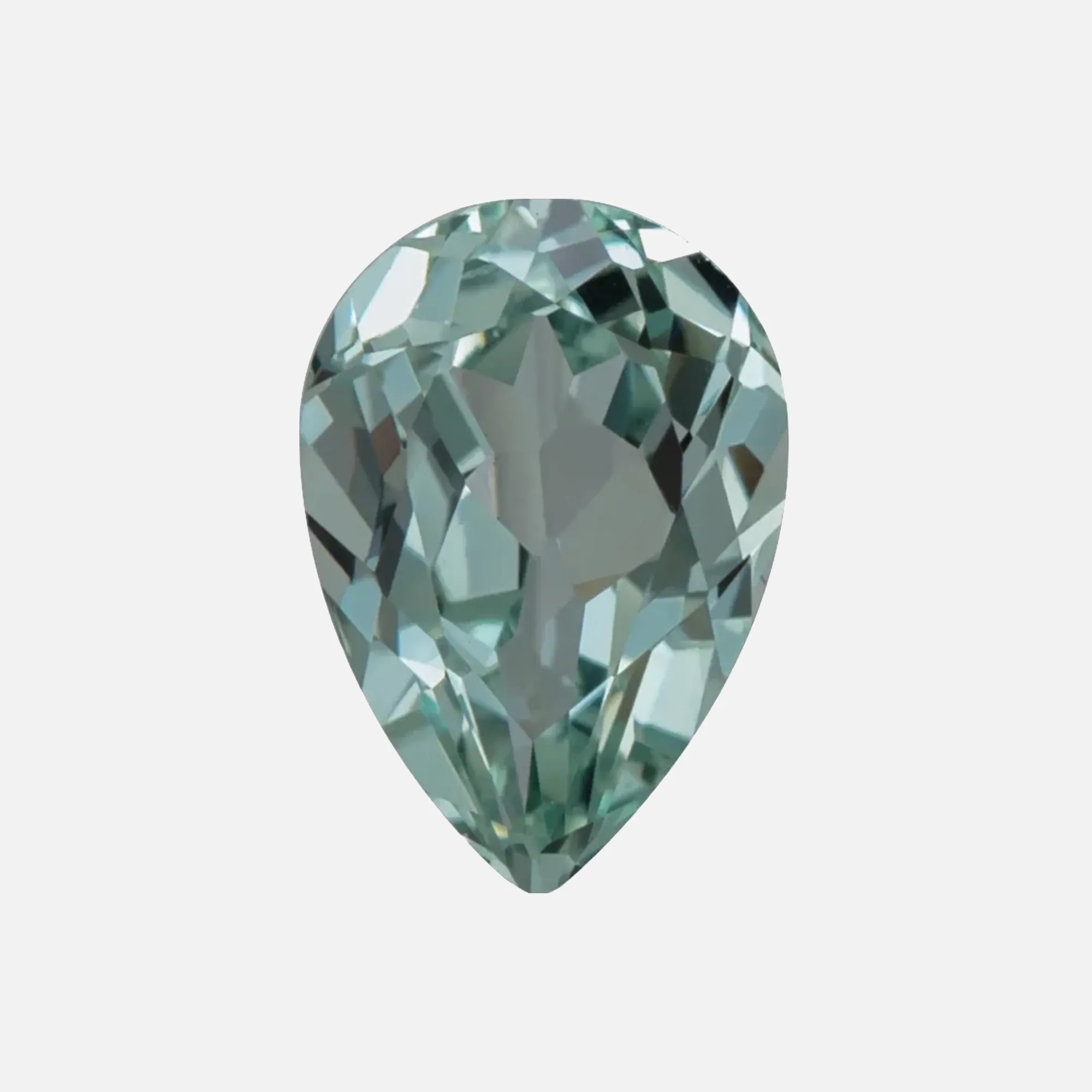 . Lab-grown Green Sapphire