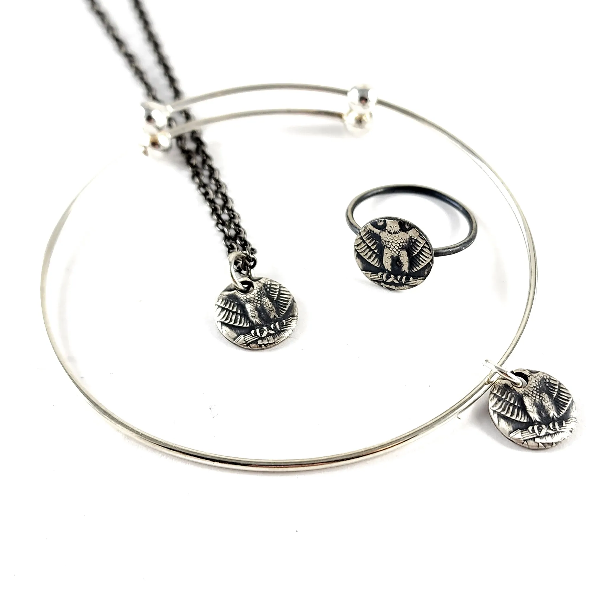 90% Silver 1992-98 Quarter Punch Out Jewelry - Necklace, Bracelet or Stacking Ring