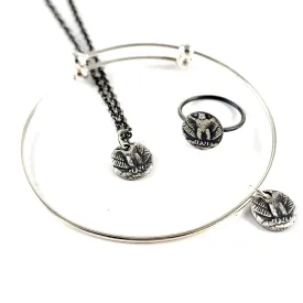 90% Silver 1992-98 Quarter Punch Out Jewelry - Necklace, Bracelet or Stacking Ring