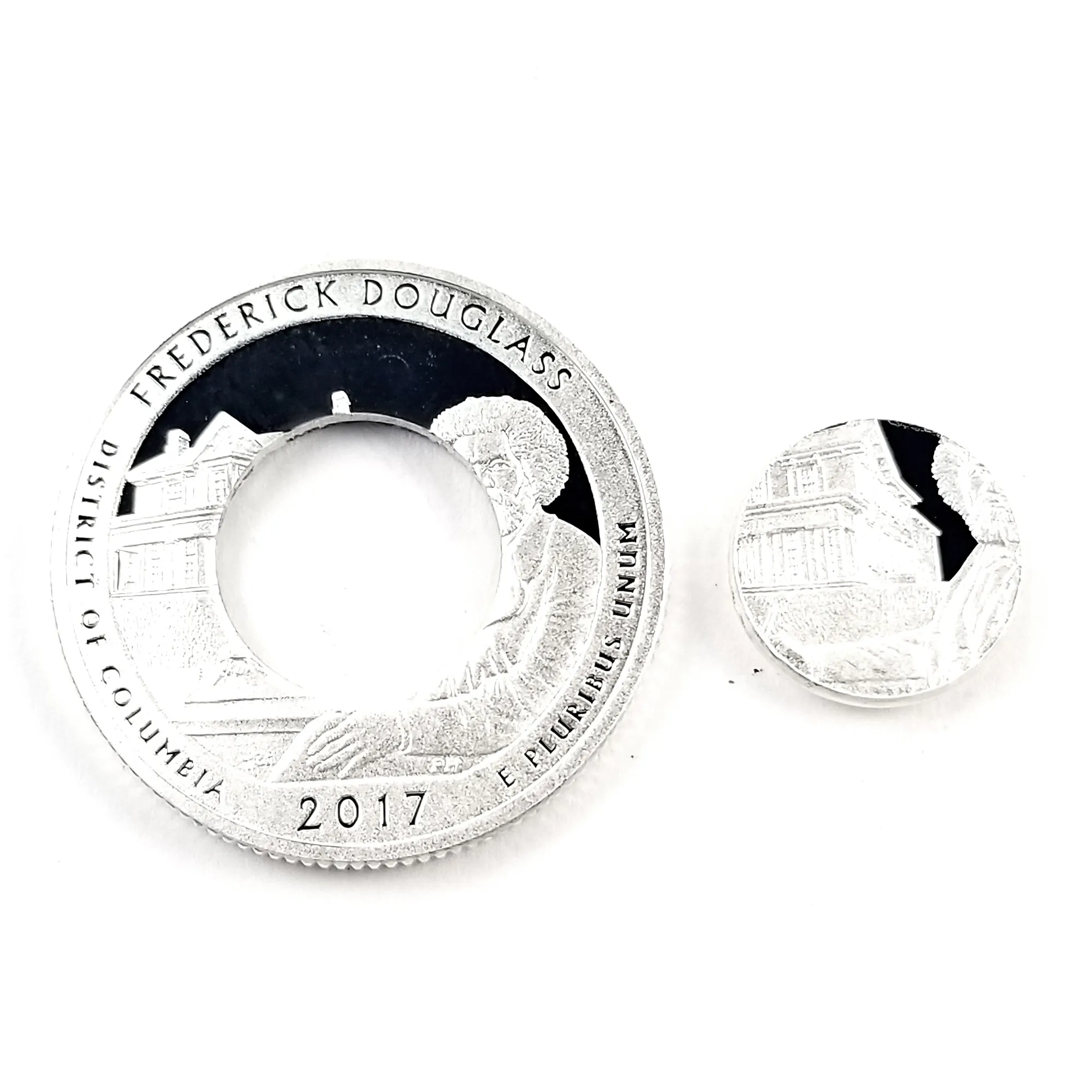 90% Silver Frederick Douglass National Park Quarter Ring