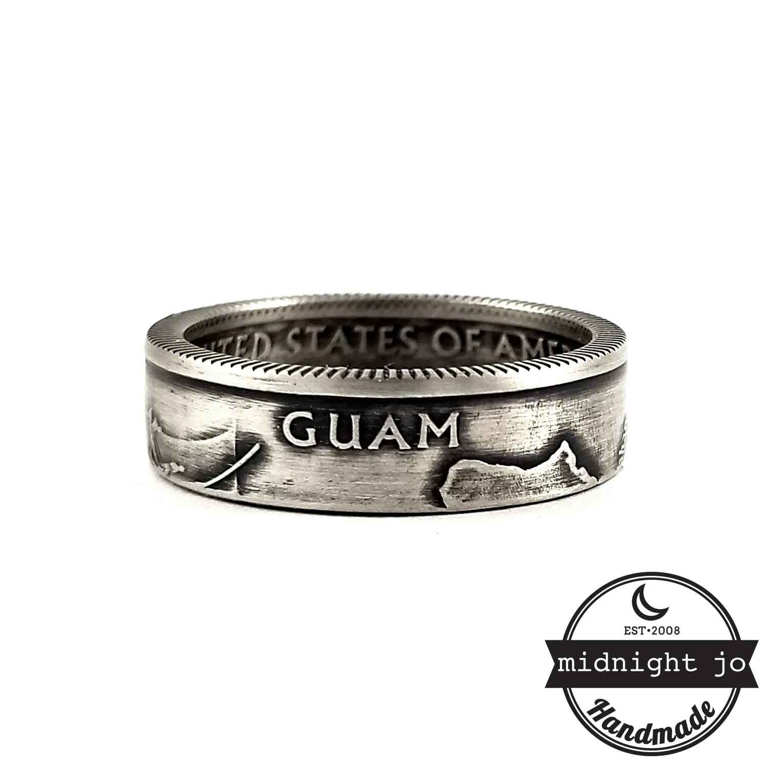 90% Silver Guam Quarter Ring