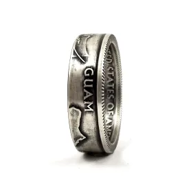 90% Silver Guam Quarter Ring