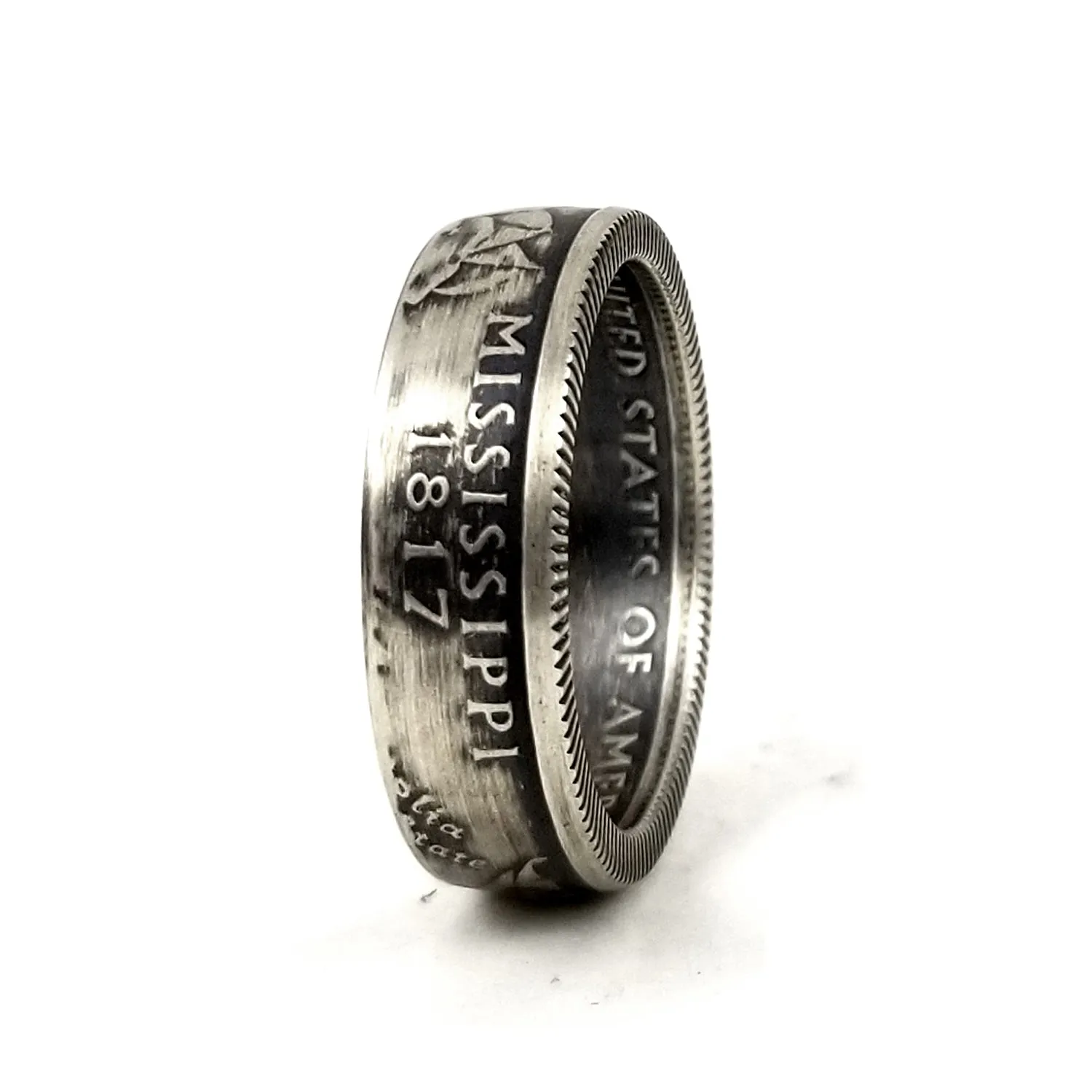 90% Silver Mississippi Quarter Ring