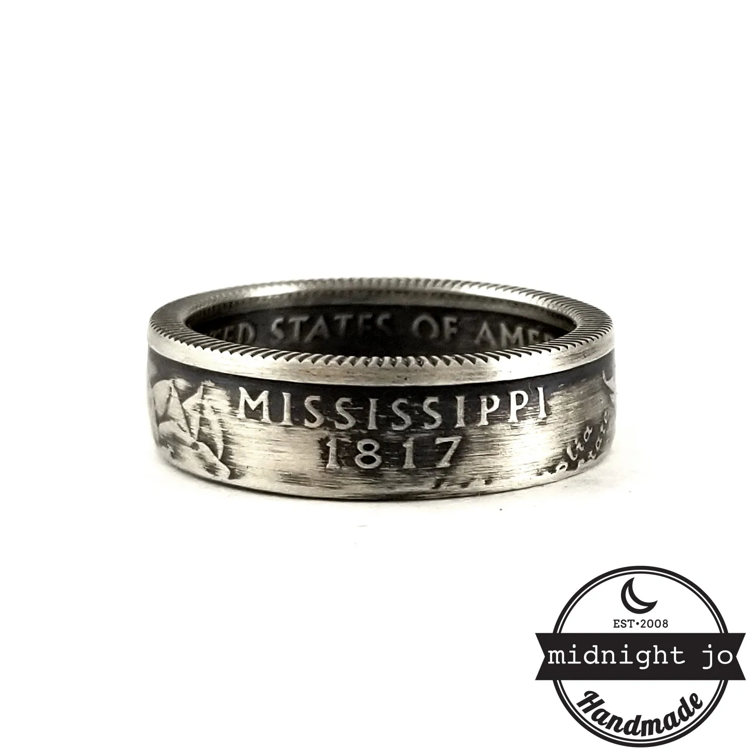 90% Silver Mississippi Quarter Ring