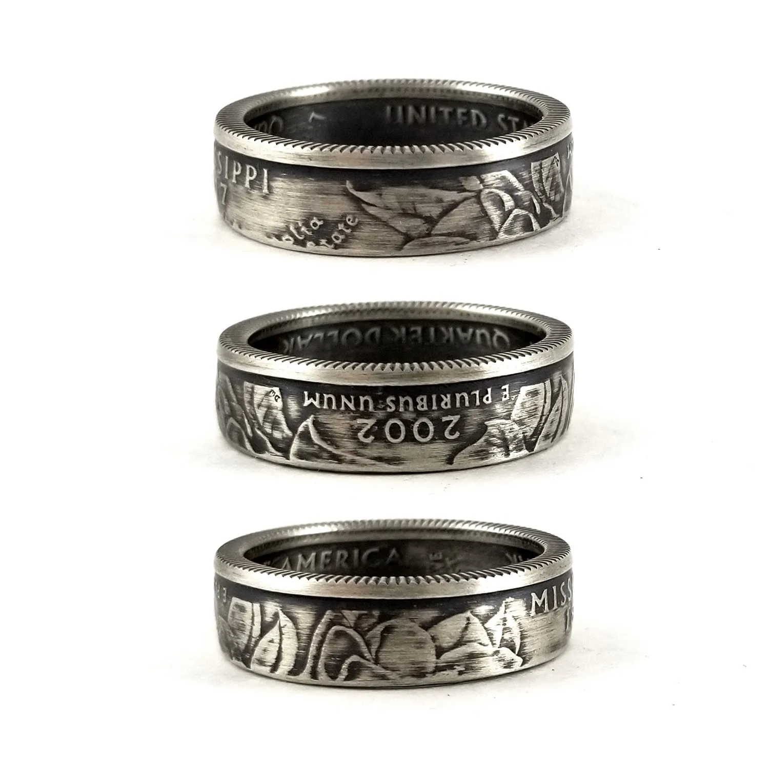 90% Silver Mississippi Quarter Ring
