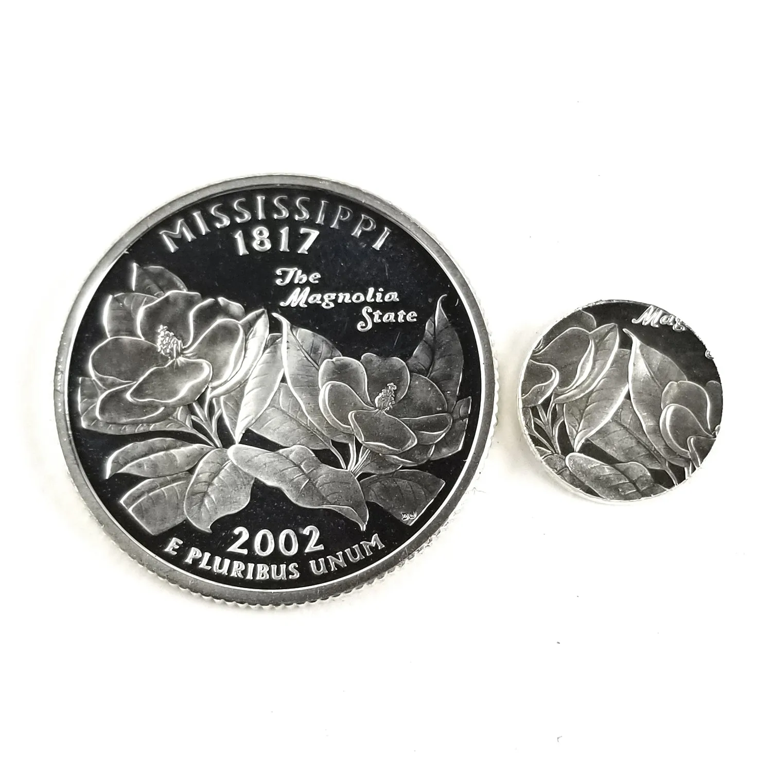 90% Silver Mississippi Quarter Ring