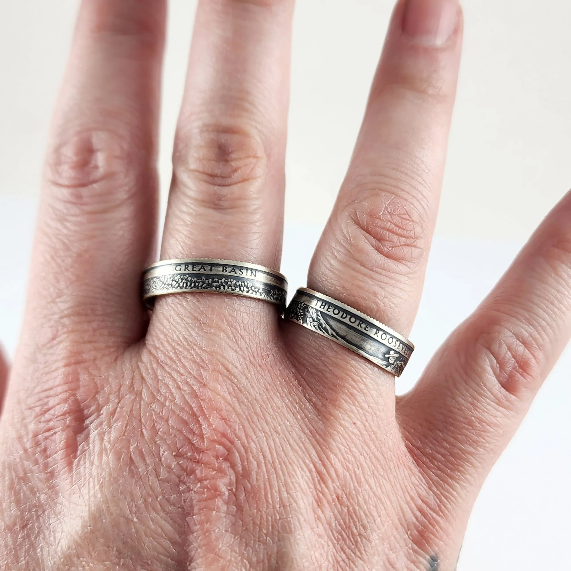 99.9% Fine Silver Salt River Bay National Park Quarter Ring