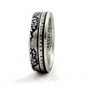 99.9% Fine Silver Salt River Bay National Park Quarter Ring