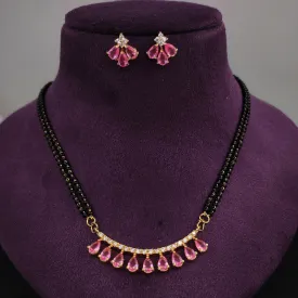 Aamrapali Gold Plated Austrian Stone Manglasutra
