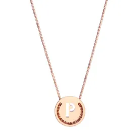 ABC's - P 18K Gold Plated Necklace
