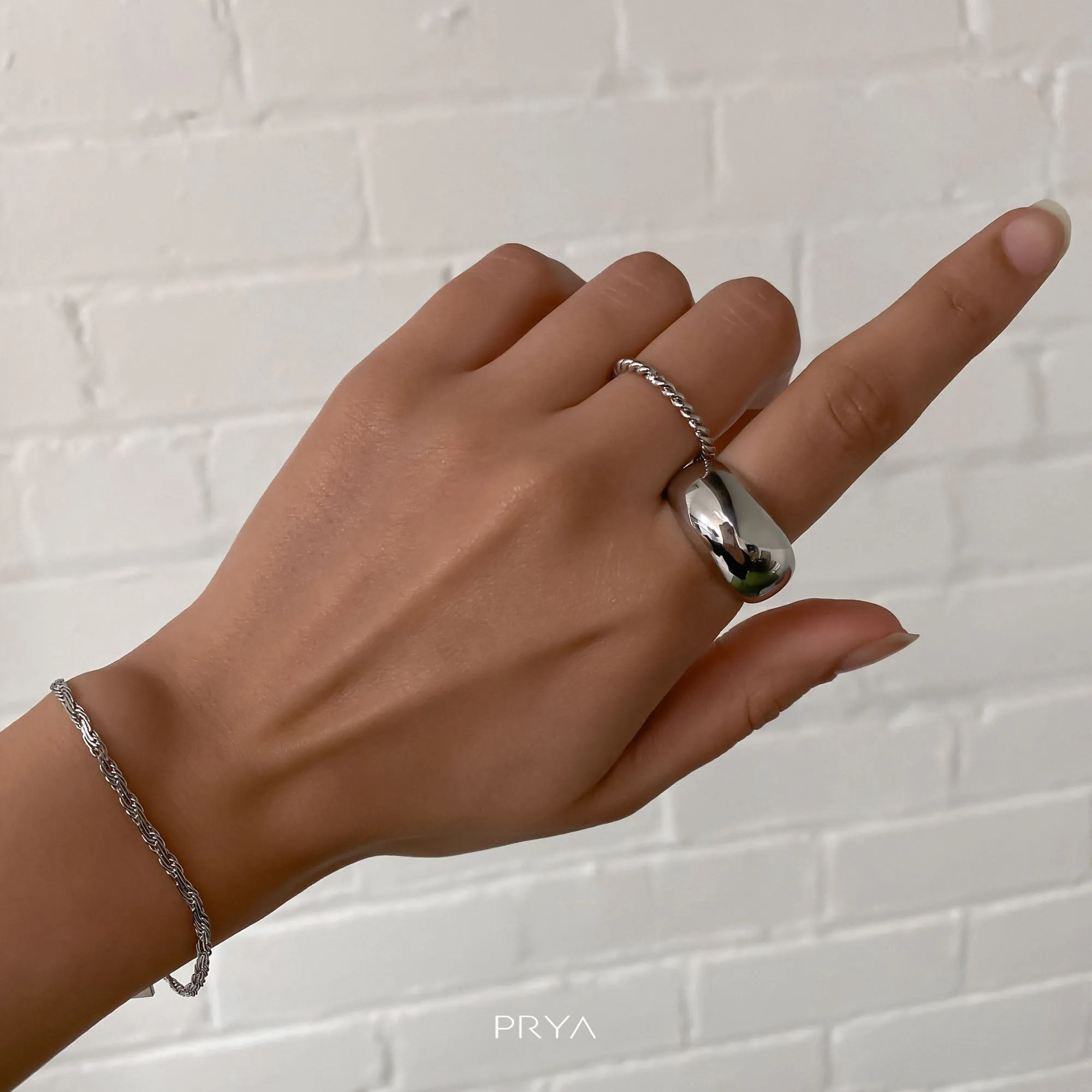 Alexa Dome Ring | Silver