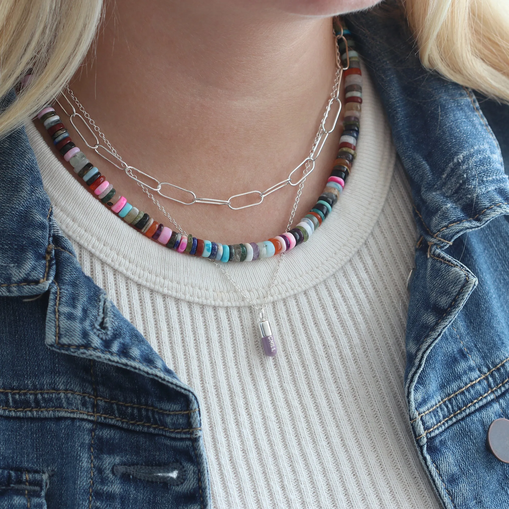All The Gems Beaded Necklace