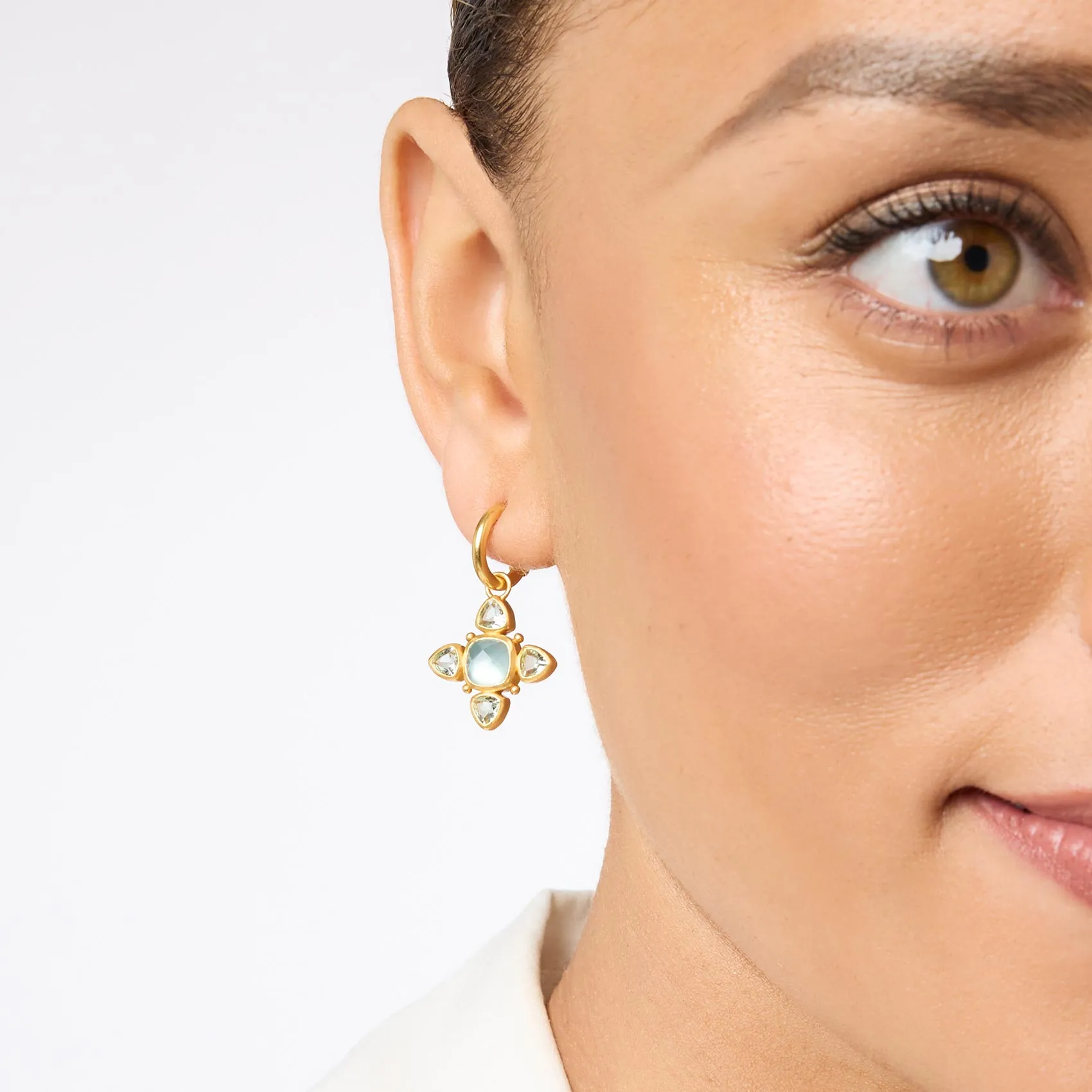 Aquitaine Hoop & Charm Earring