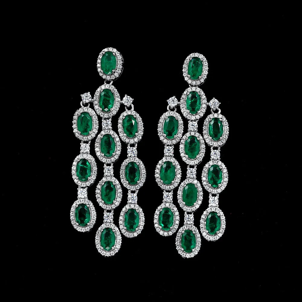 Art Deco Chandelier Earrings