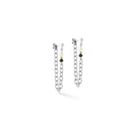 Art Deco Elegance earrings bicolour