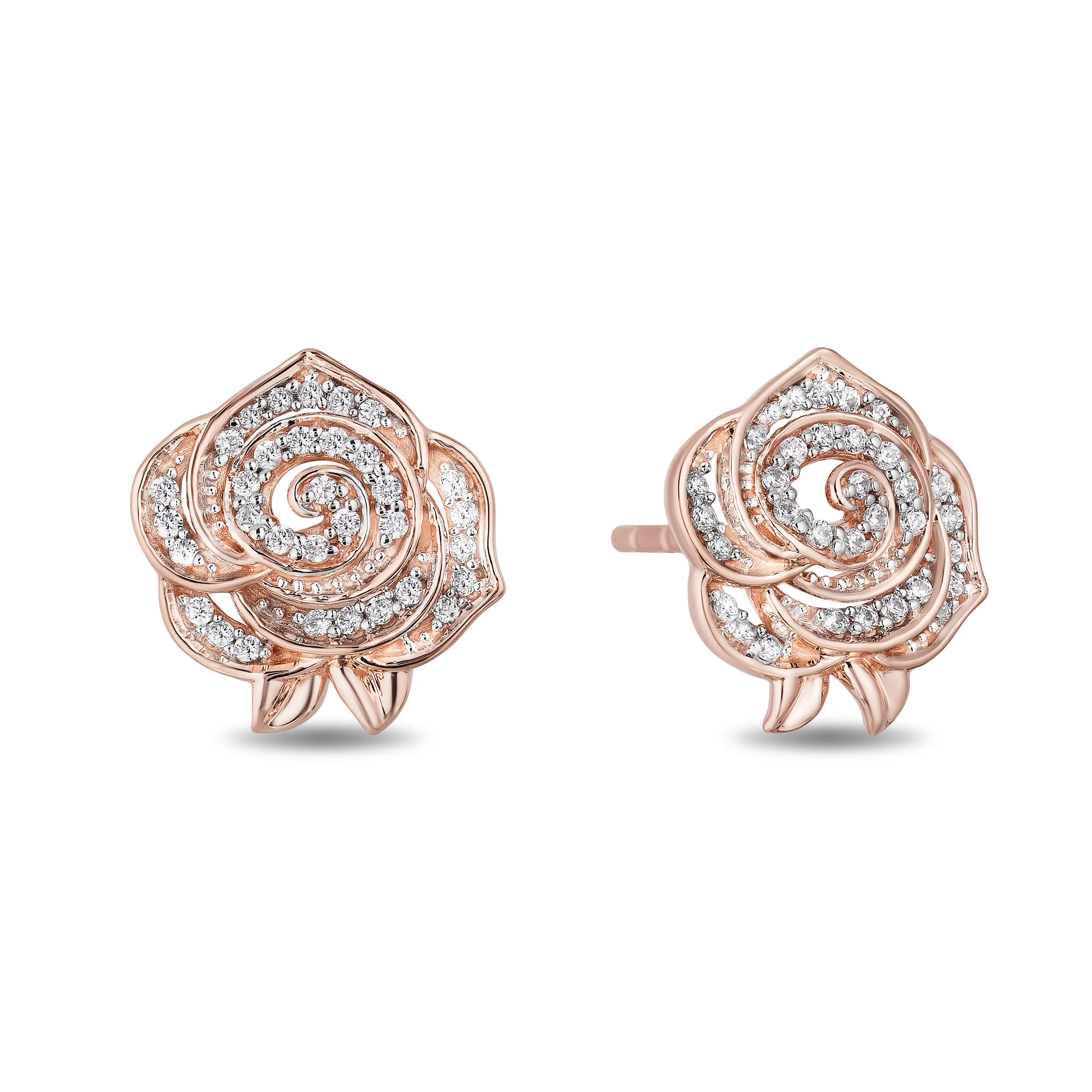 Belle Rose Earrings with 1/5 cttw Diamonds