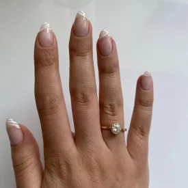 Bezel Set Diamond Engagement ring