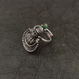 Bhavi Jewels Oxidised Plated  Adjustable Ring