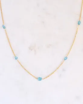 Blue Apatite necklace