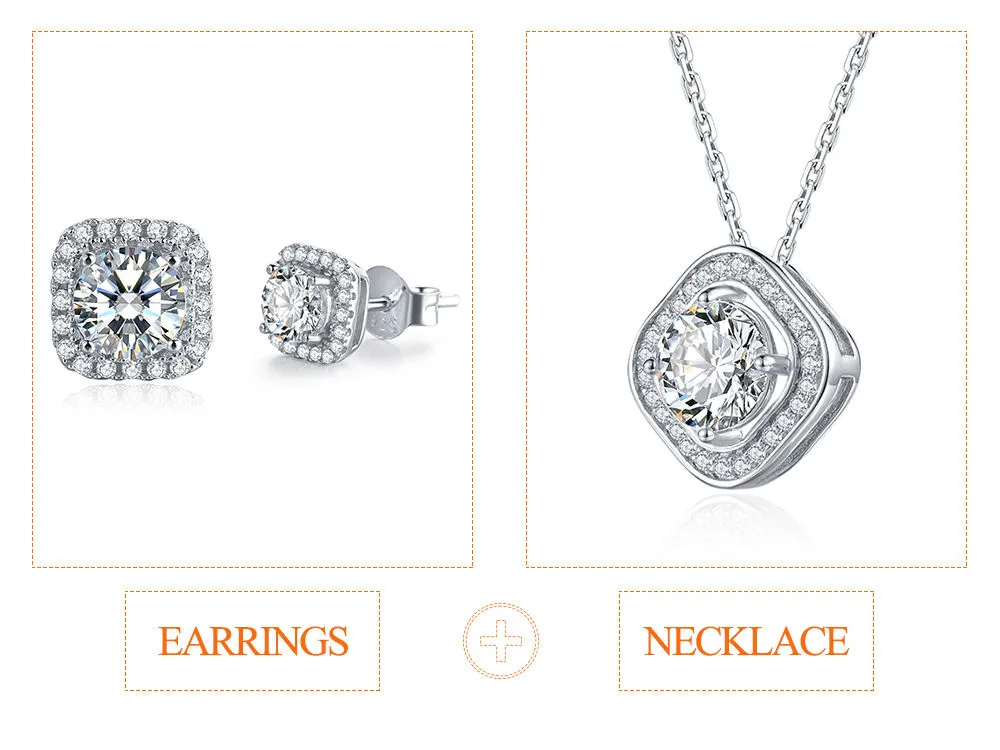 Bridal Wedding Engagement Jewelry Set