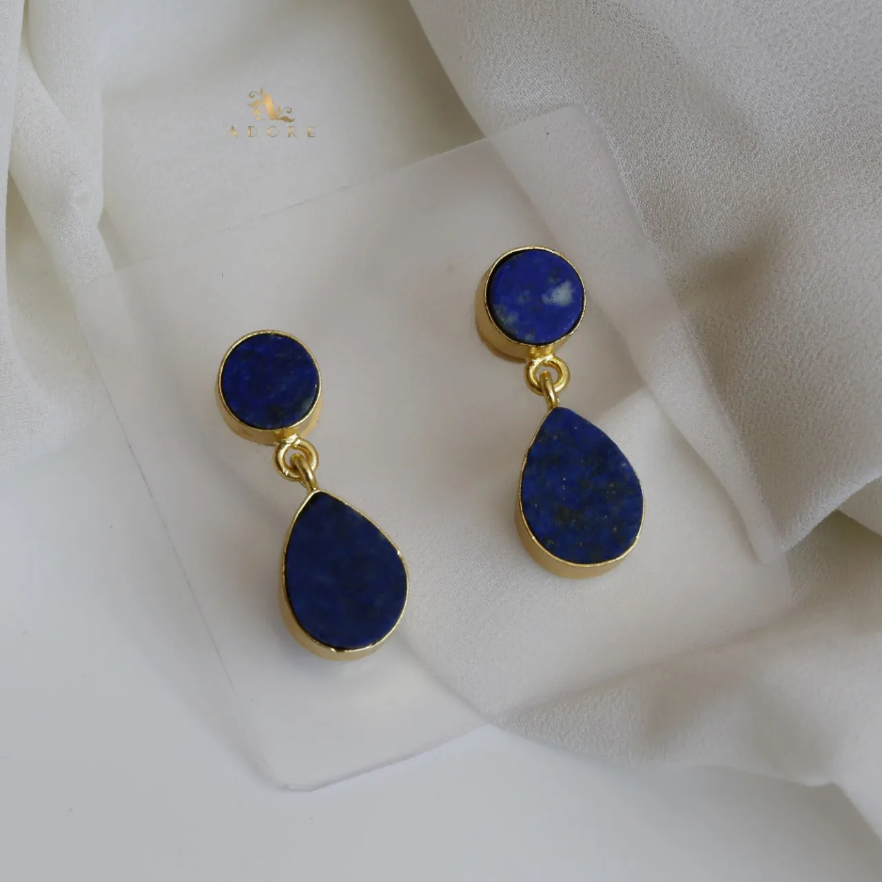 Circle And Drop Earring