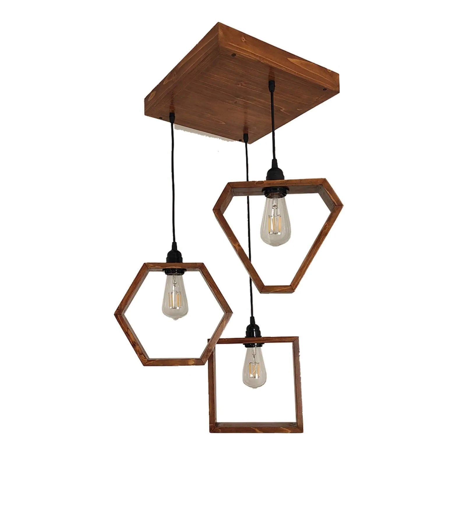 Clark Brown Cluster Hanging Light & Pendant for Dining | Ceiling Lamp