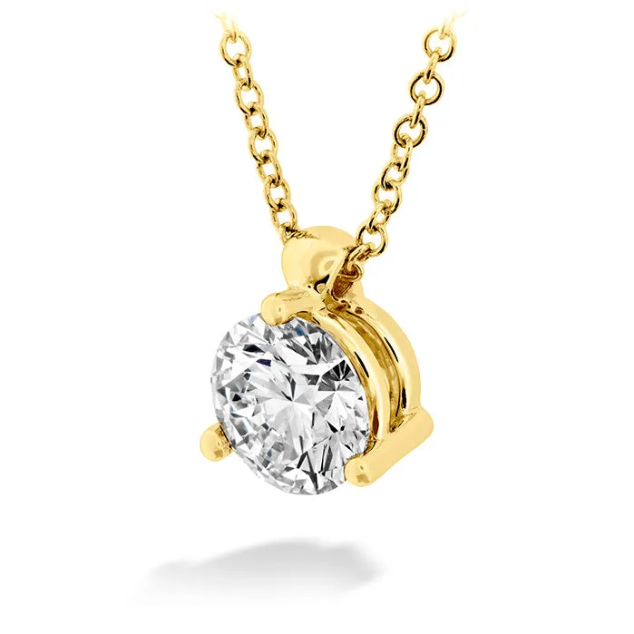 Classic 3 Prong Solitaire Pendant