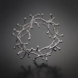 Classic leaves gold/silver pin