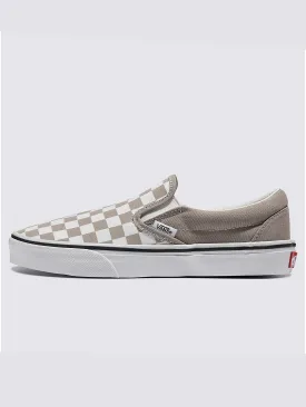 Classic Slip-On Color Theory Checkerboard Atmosphere Shoes