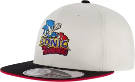 Concept One Men's Sonic The Hedgehog Cap, Embroidered Logo Baseball Hat with Flat Brim, Adjustable