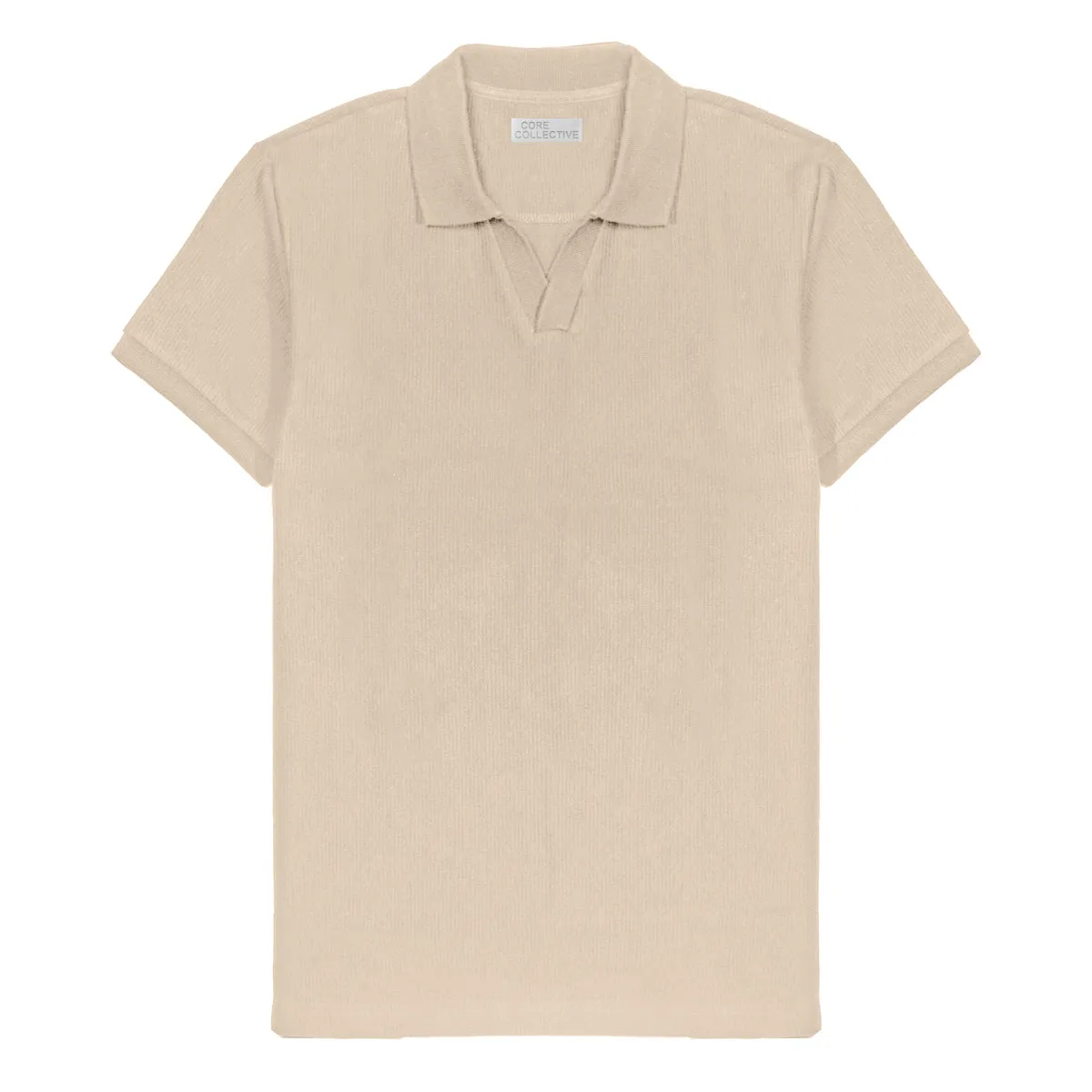 CORE COLLECTIVE PIVOT VERTICAL OTTOMAN SS VNECK POLO