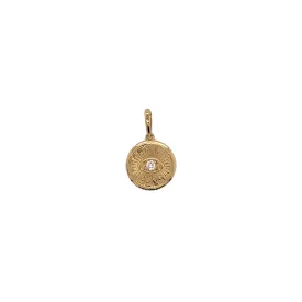 Diamond Evil Eye Medallion