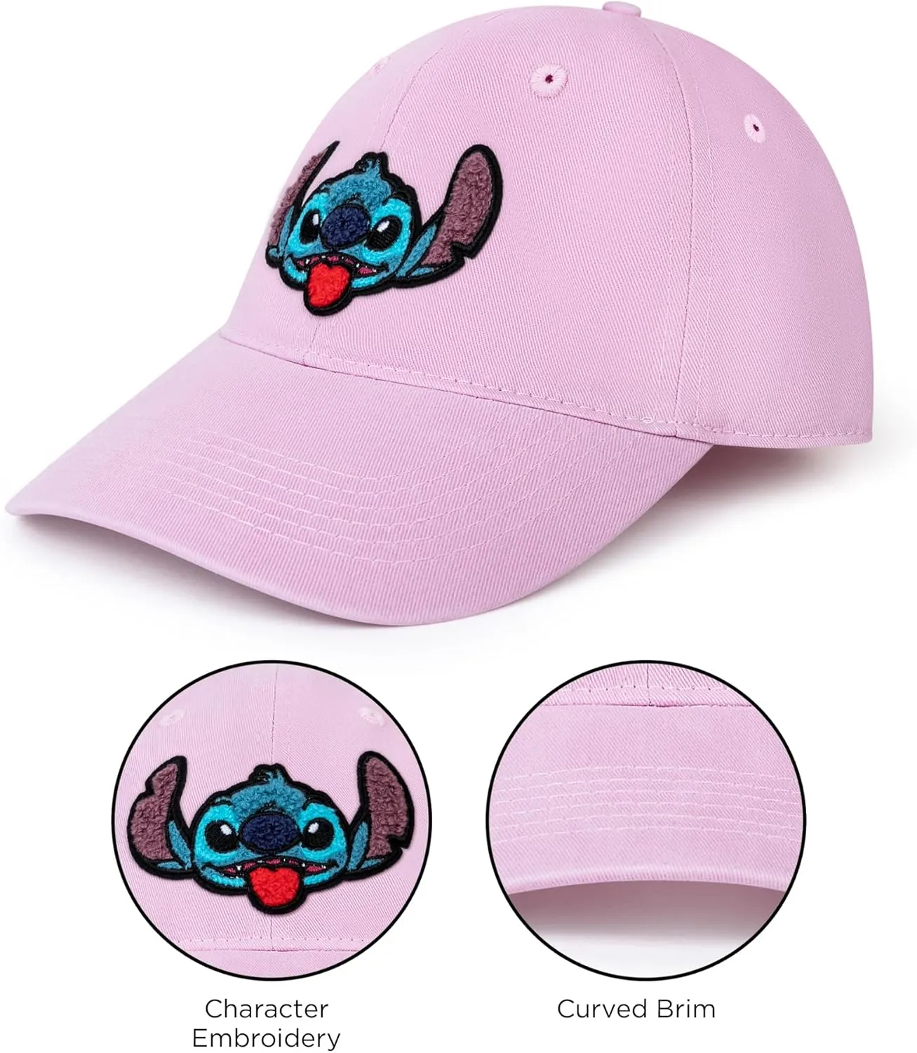 Disney Adult Baseball Cap, Lilo & Stitch Adjustable Dad Hat