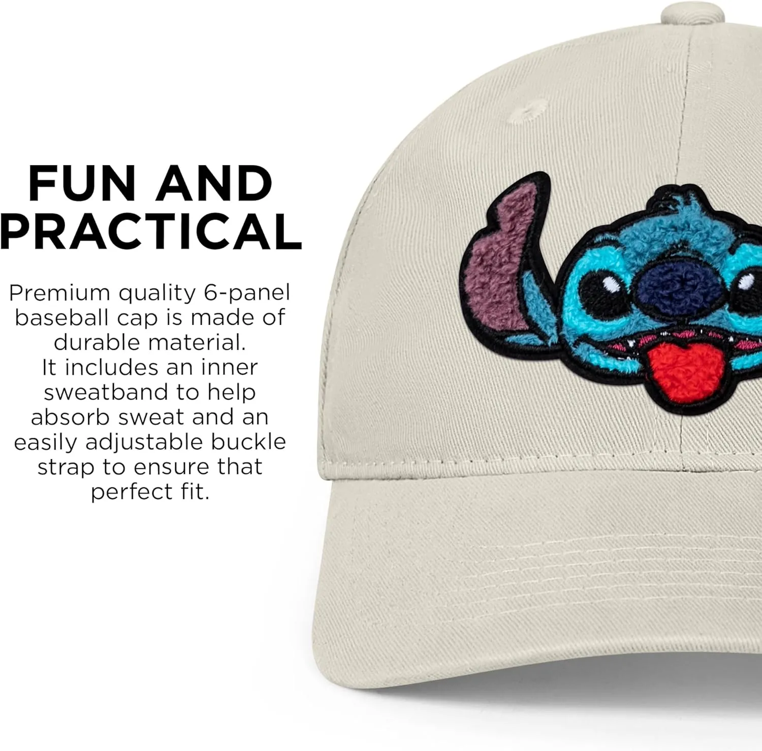 Disney Adult Baseball Cap, Lilo & Stitch Adjustable Dad Hat