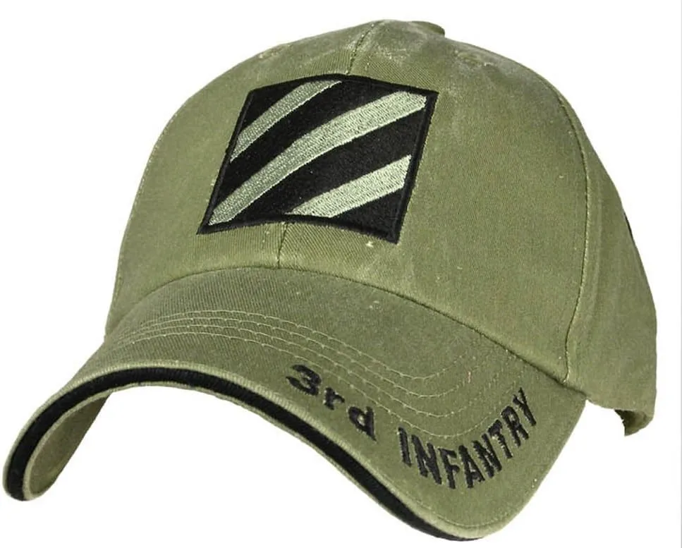 EAGLE CREST 3rd Infantry Baseball Cap, Od Green, One Size