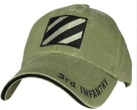 EAGLE CREST 3rd Infantry Baseball Cap, Od Green, One Size