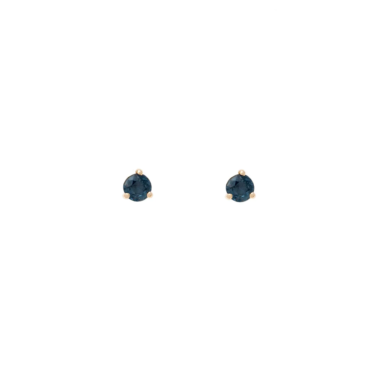 Element Studs | Gold & Sapphire