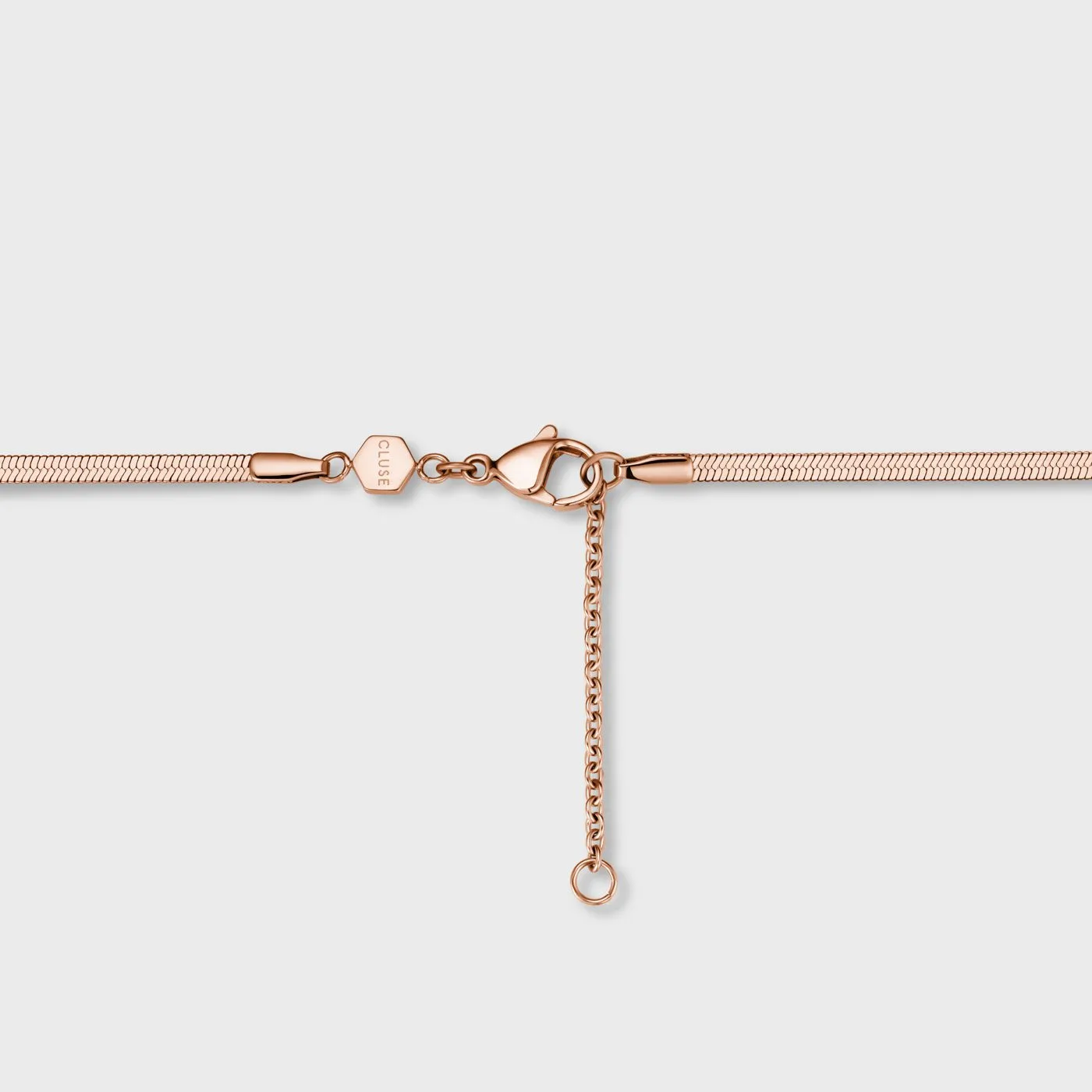 Essentielle Snake Necklace Rose Gold Colour