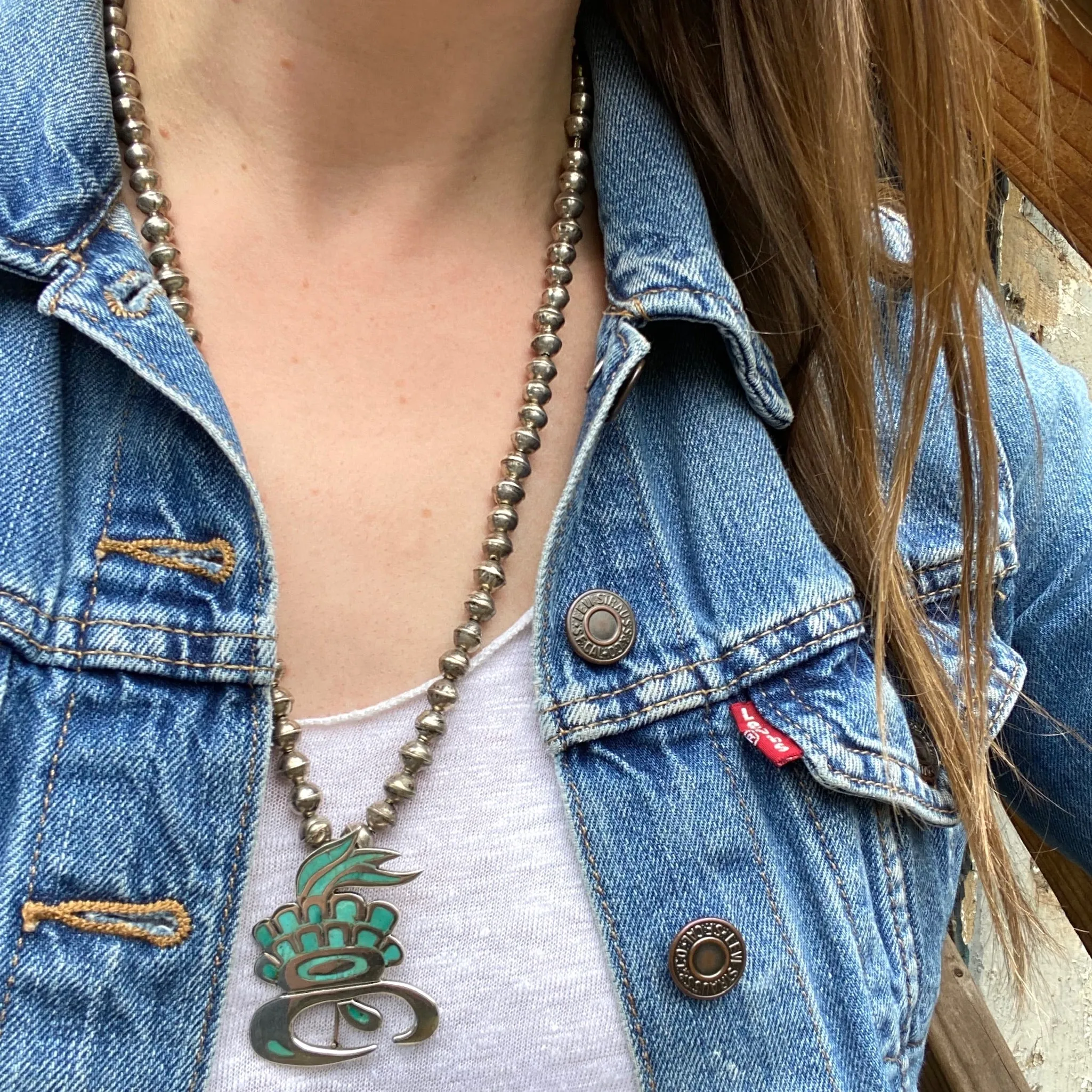 Fabulous Taxco Parrot Pin in Sterling & Turquoise