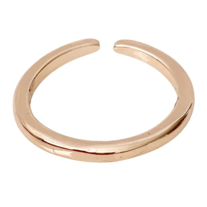 Fine Band Rose Gold Toe Ring