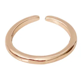 Fine Band Rose Gold Toe Ring