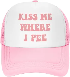 Funny Trucker Hat Can't Nobody Love You Like Jesus for Women and Men Baseball Cap Breathable Mesh Pink
