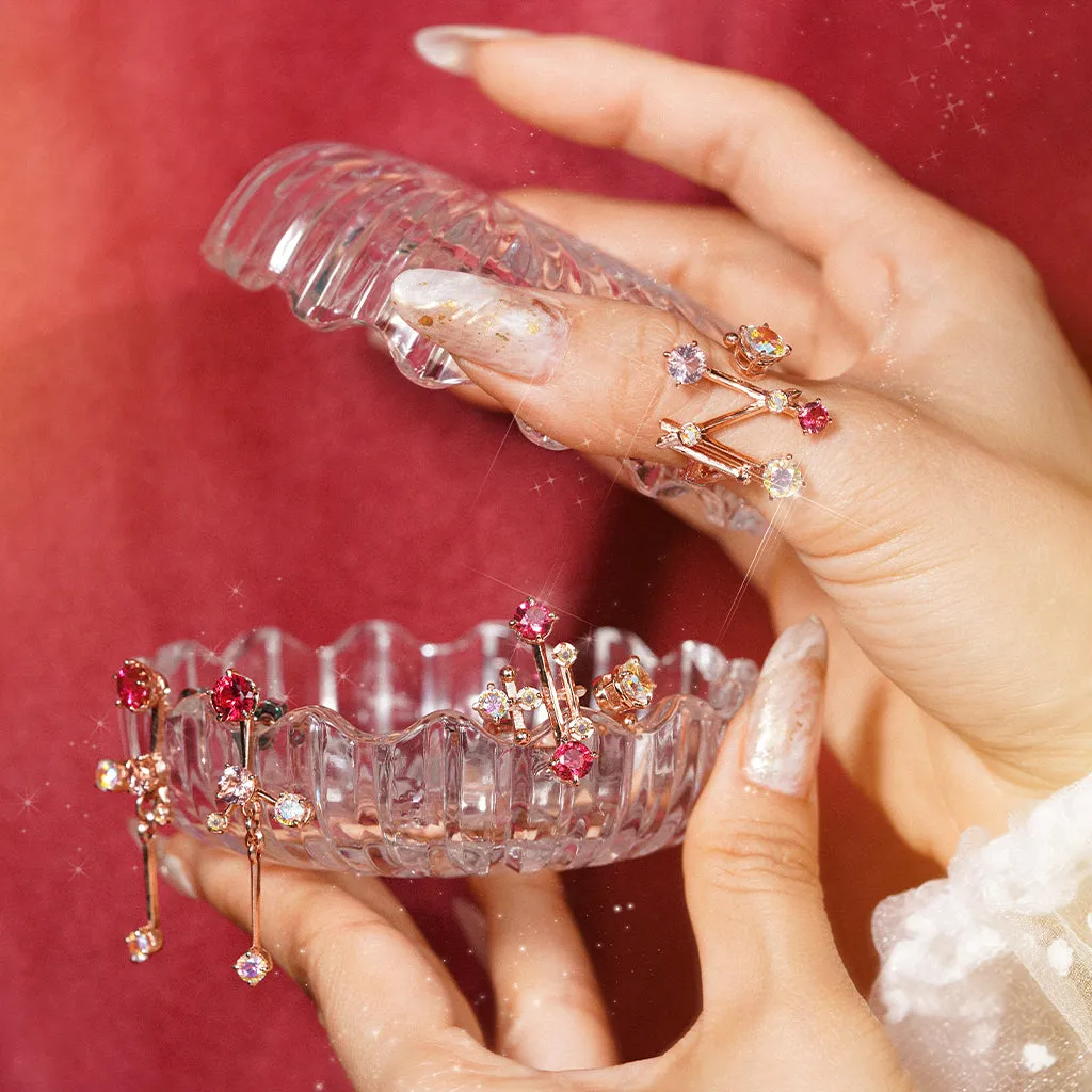 Grand Gems (M) Earrings [Princess kiss/Unicorn gems]