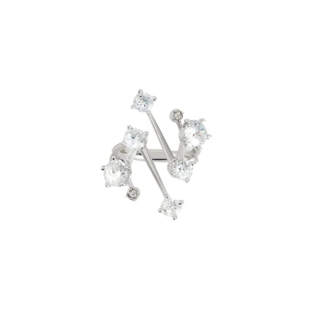 Grand Gems Ring [White gems]