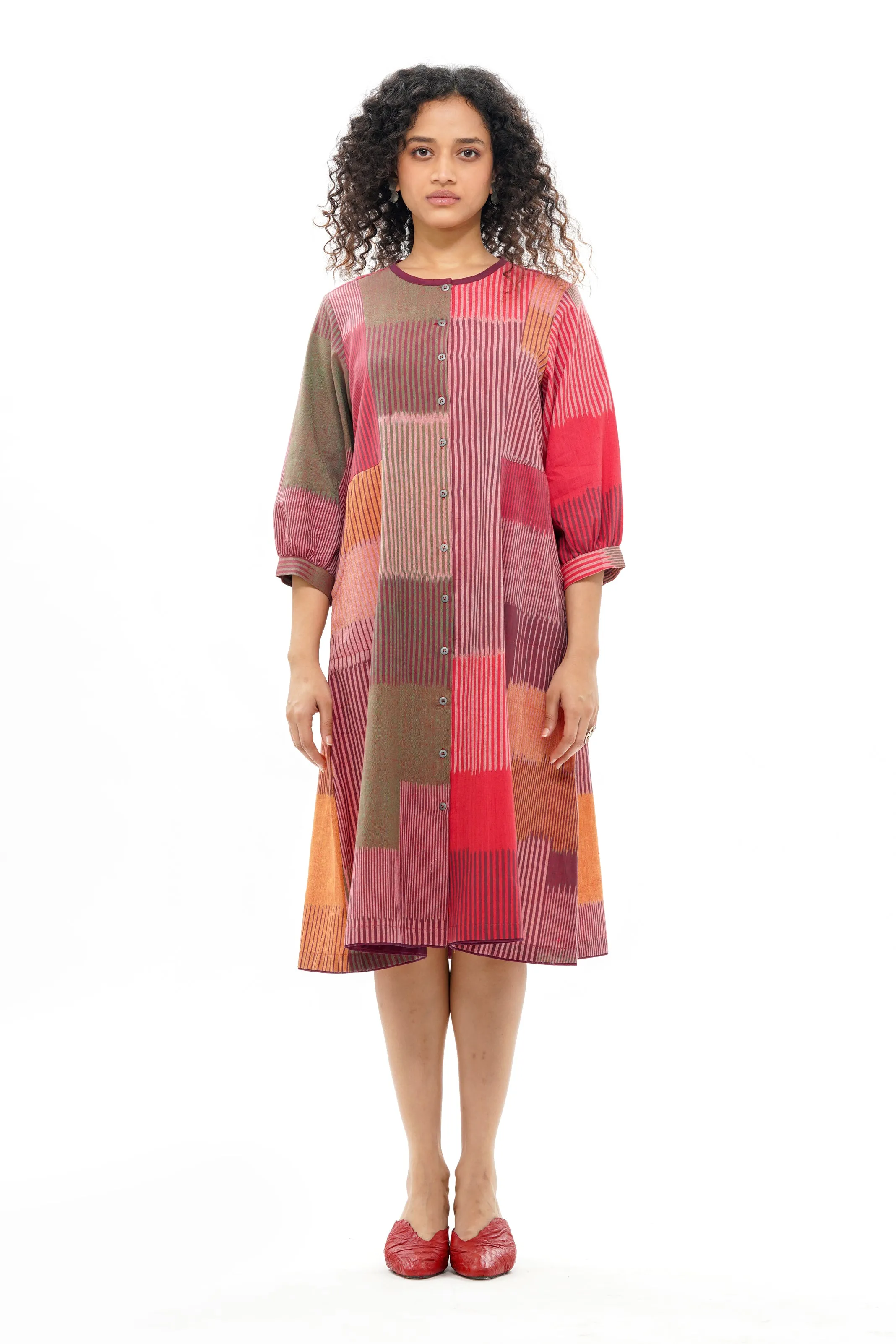 HARU CLASSIC PANELLED DRESS