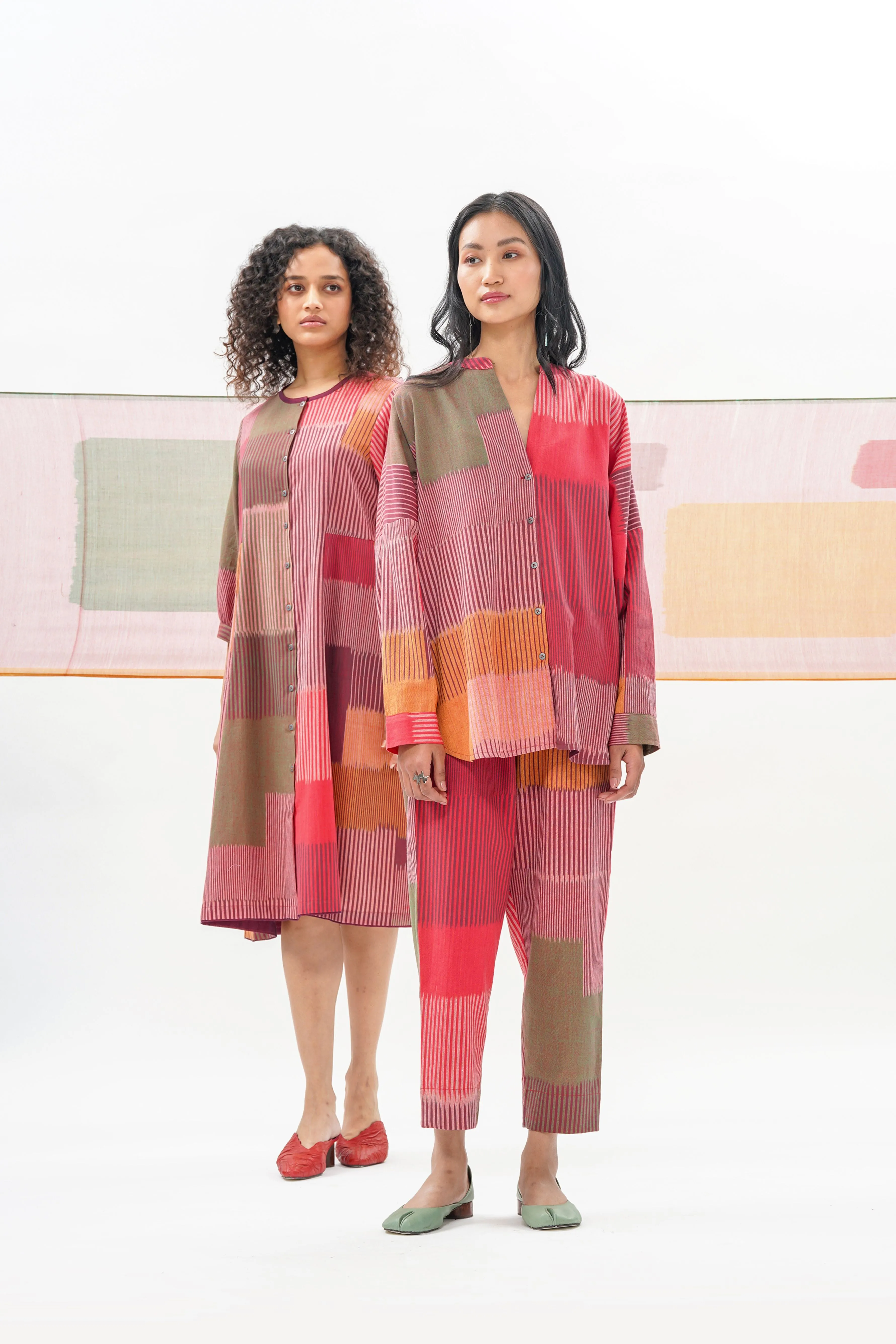 HARU CLASSIC PANELLED DRESS