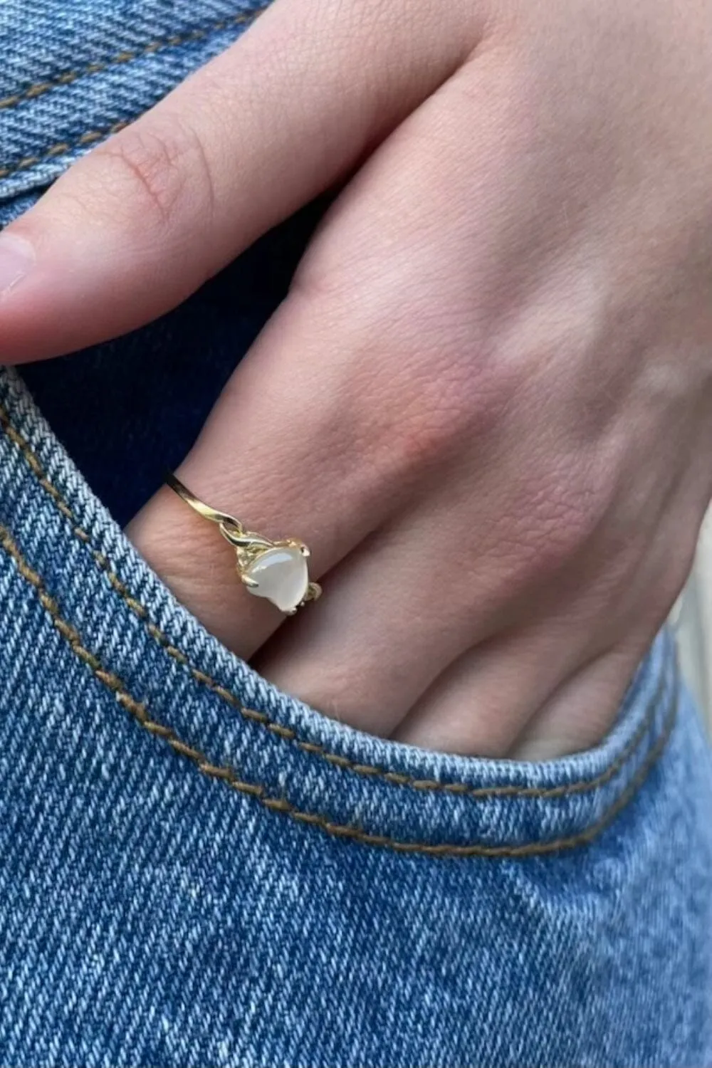 Heart Gem Ring