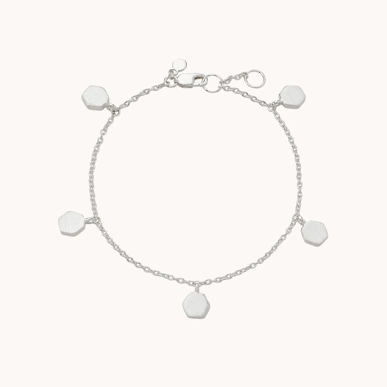 honeysuckle bracelet silver - sterling silver