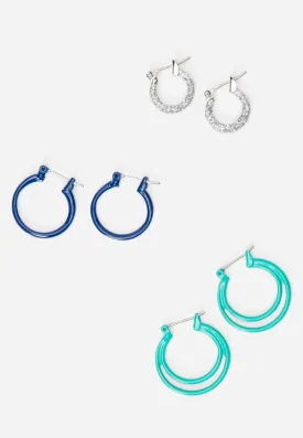 Hoop Earrings Set