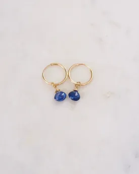 Kyanite small infinity hoops